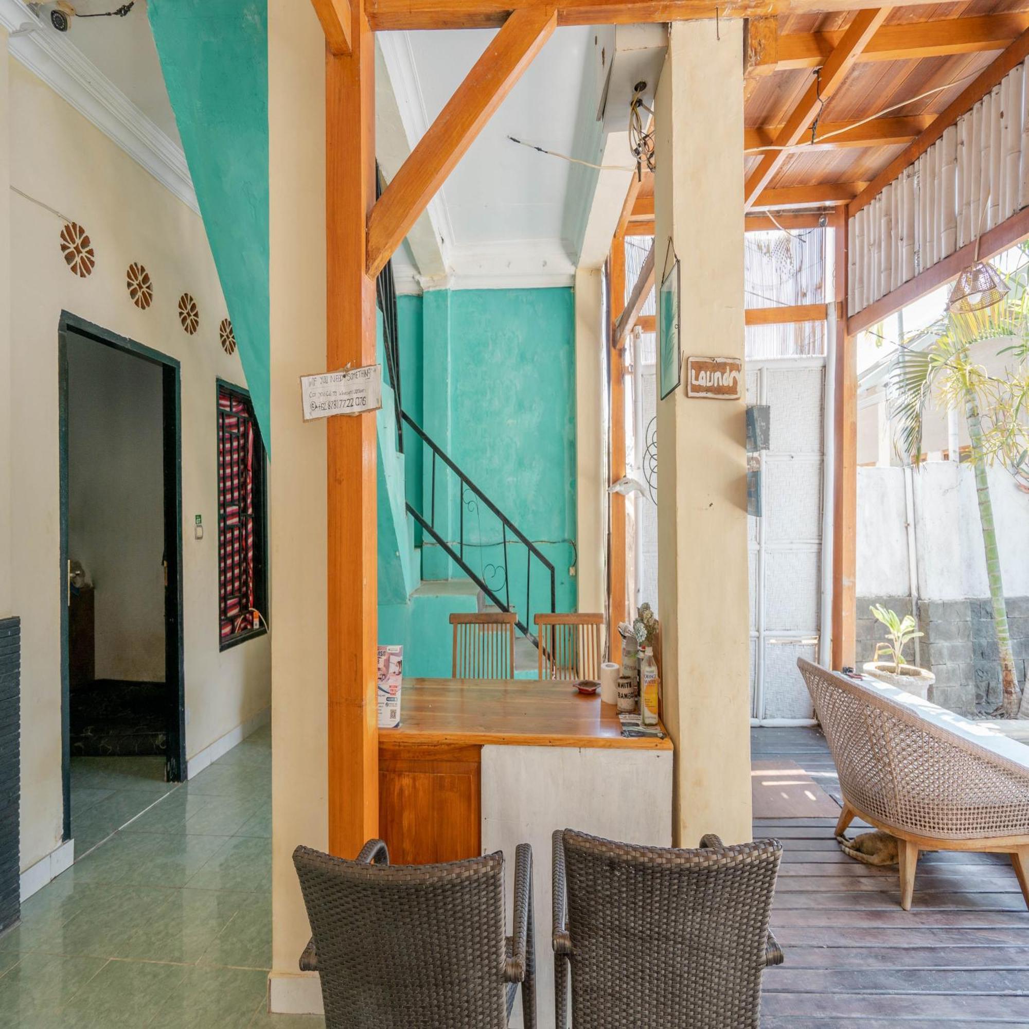 Gili White Bamboo Resort Gili Trawangan Exterior foto