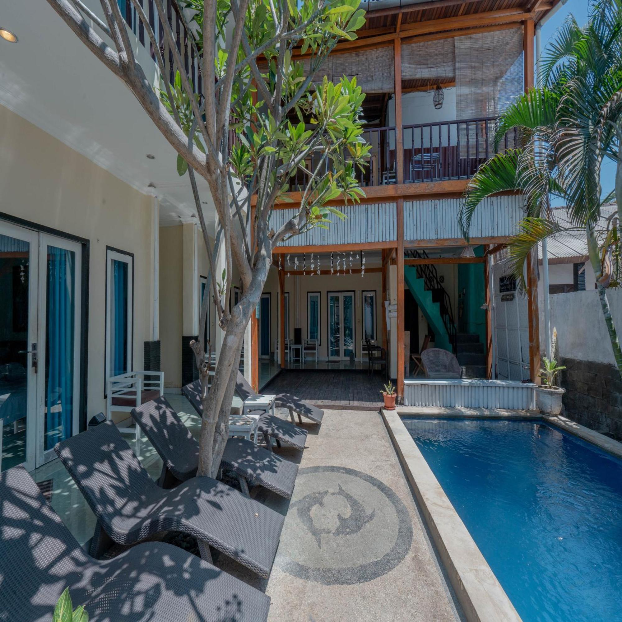 Gili White Bamboo Resort Gili Trawangan Exterior foto